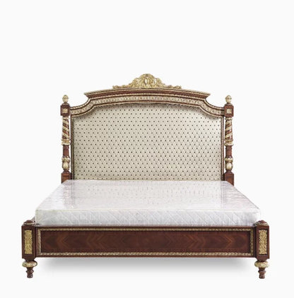 France Luxury Double Bed Romantic Design Comfortable Bedroom Bed Princess Square Frame Letto Matrimoniale Unique...