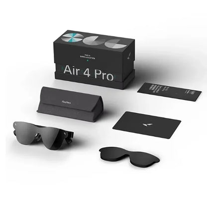 RayNeo Air 4 Pro Smart AR Glasses,Supports HDR10, 3840Hz, 4 Speakers, 1200 Nits,Micro-OLED Dual-layer Screen, Clearer...