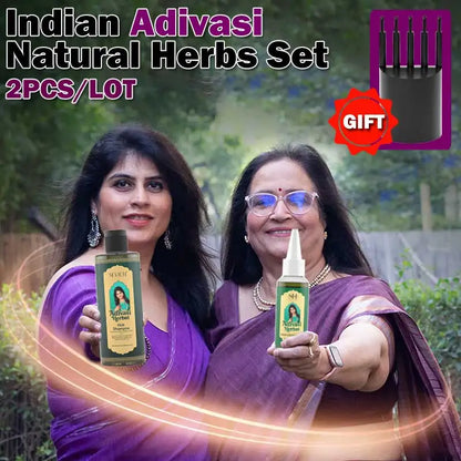 SEVICH Herbal Hair Growth Oil Set Ayurvedic Fast Hair Regrowth Thicken Serum India Adivasi Anti Hair Loss Hair Care...