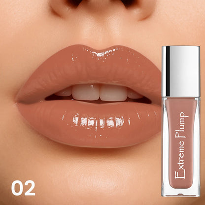 Water-Glow Mirror Lip Gloss, Long Lasting Moisturizing Hydrating Lip Makeup, Waterproof Sweat-Proof Gloss Gift for Women