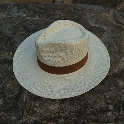 Fashion Casual White Panama Hats Summer Fedora Hat for Men Women Sun Hats Wedding Party Hat with Ribbon Band | Kimlud...