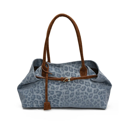 Leopard PU Leather Shoulder Bags for Women 2026 Luxury Designer Brand Trend Tote Bag Females Short Handle Handbags and...