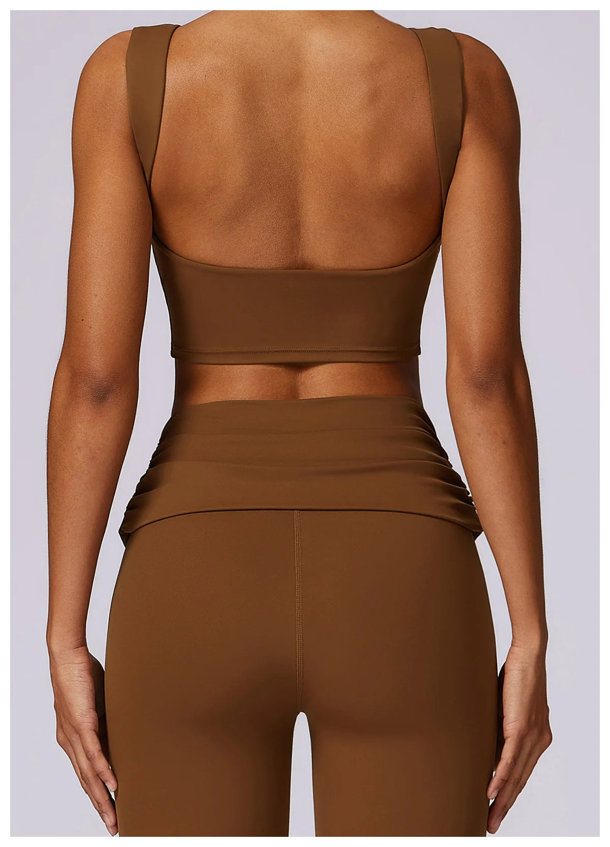 High Strength Sports Bra Shockproof Crop Top Anti-sweat Fitness Top Women Yoga Bra Backless Push Up Sport Top Gym Workout Top - Kimlud