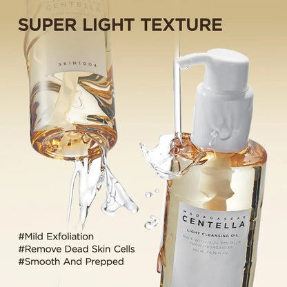 Korean SKIN1004 Skincare Centella 3pcs Set,Toning Toner,Pore Care Light Cleansing Oil,Facail Serum for Soothing Sensitive Skin