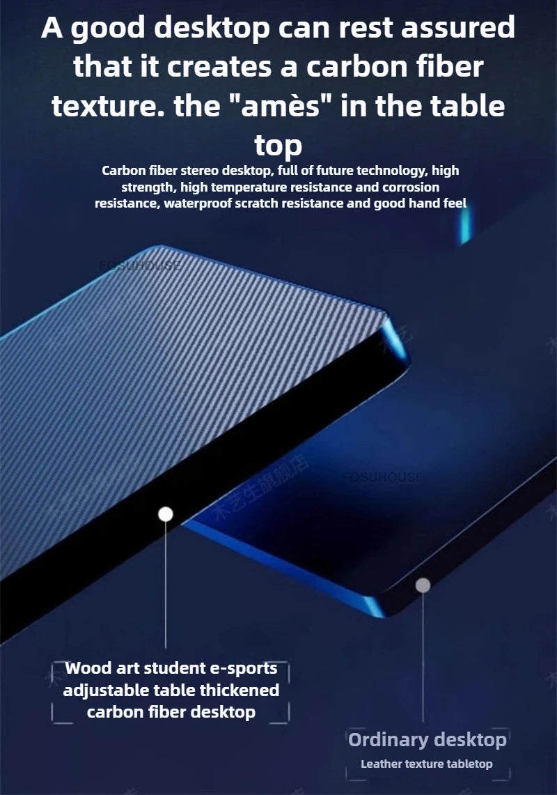 Electric Lifting Computer Desks for Bedroom E-sports Gaming Desk Minimalist Lifting Computer Table Household Student Study Desk