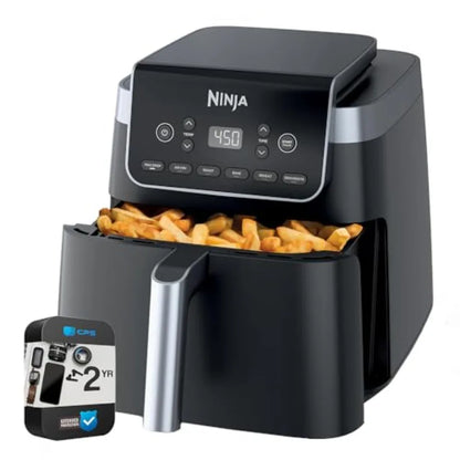 AF181 Air Fryer Pro XL 6in1 with 6.5 Quart Max Crisp Technology and Nonstick Basket for Healthy Cooking Ideal for Family Meals