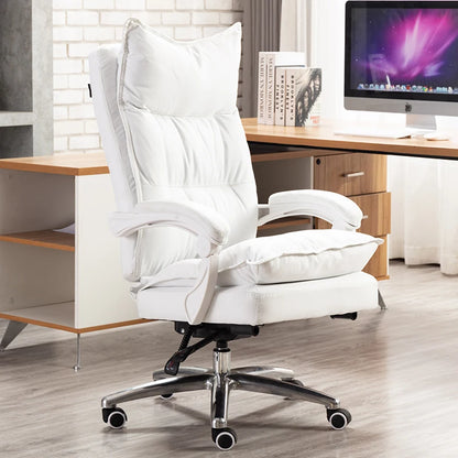 Office Modern Boss Chair Aesthetics High Quality Conference Luxury Nordic Executive Chair Rotatable Wheels Muebles...