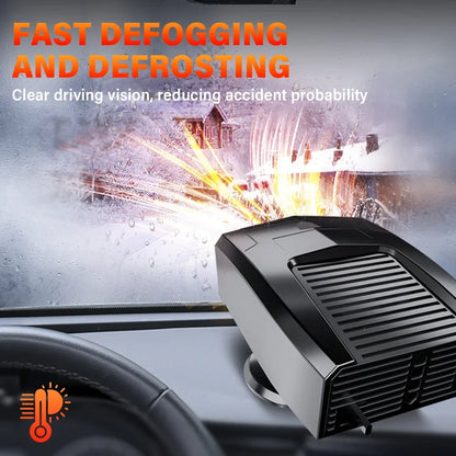 Car Heater 12V 2 in 1 Cooling Portable Powerful Car Heater 360 Degree Rotation Car Windshield Defroster for Car Auto Accessories