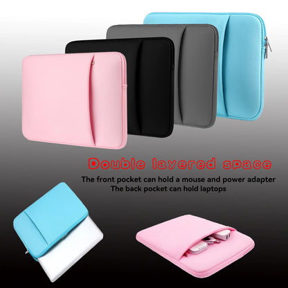 Laptop Inner Bag 11/13/14/15/16/17 Inch Computer Bag Protective Cover, Front Pocket Can Hold Power, Multifunctional Laptop Bag - Kimlud