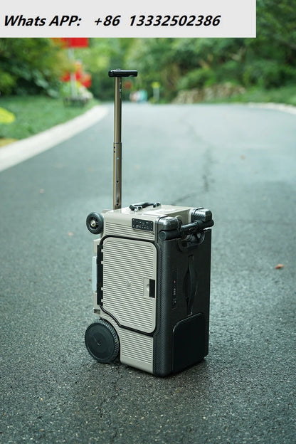 Smart Riding Boarding Bag Elderly Scooter 20-Inch Electric Luggage Multi-Function Trolley Suitcase | Kimlud Luxury Bag