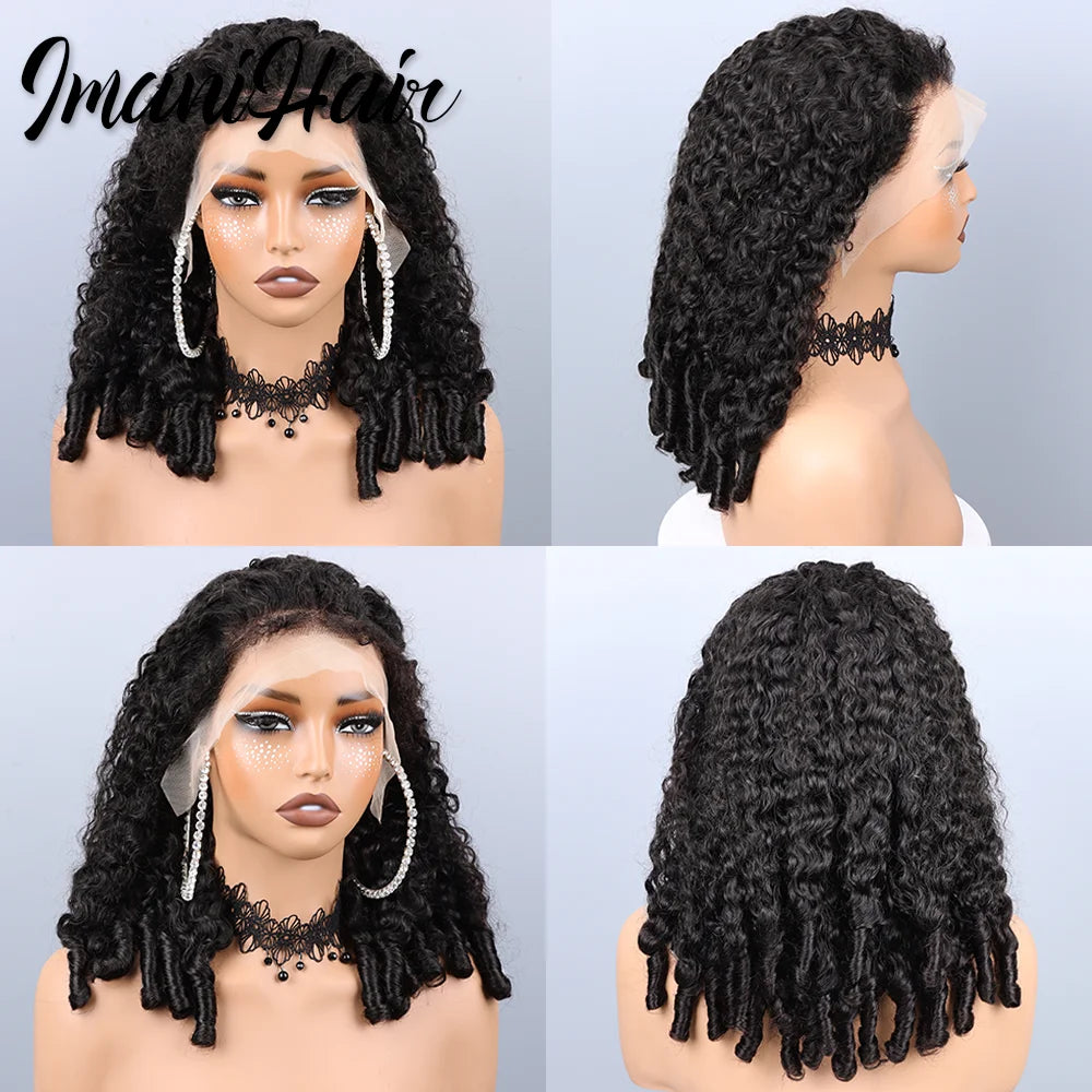 250% Burmese Curly Glueless Wig Bleached Knots 13X4 13X6 HD Transparent Lace Front Wear Go Wig Lace Frontal Wigs 10-30Inch