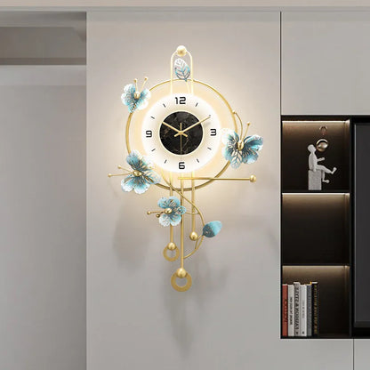 Interior Modern Wall Clocks Aesthetic Silent Fashion Creative Xenomorph Clock Wall Digital Living Room Reloj De Pared...