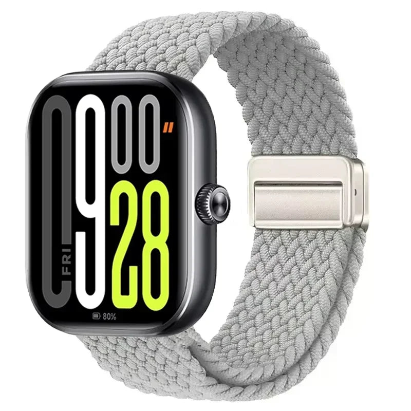 Magnetic Braided Nylon Loop Band for Xiaomi Redmi Watch 6 5 4 Strap Adjustable Sport Replacement Correa Bracelet Mi Band...