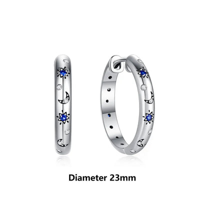 Original 925 Sterling Silver Earrings 2026 Stud Hoop Crystal Earings For Women Rose Gold Crown Heart Infinity Bee Earing...