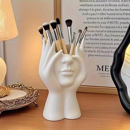 Creative Human Body Art Styling Office Supplies Desktop Multifunctional Storage Pen Holder Makeup Brush Holder Decoration