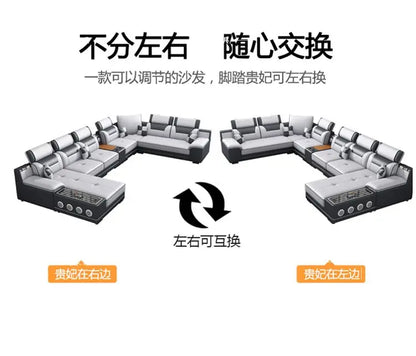 Fabric sofa modern simple living room combination large and small apartment furniture cat scratching skin leave-in technology cl
