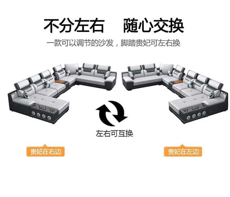 Fabric sofa modern simple living room combination large and small apartment furniture cat scratching skin leave-in technology cl