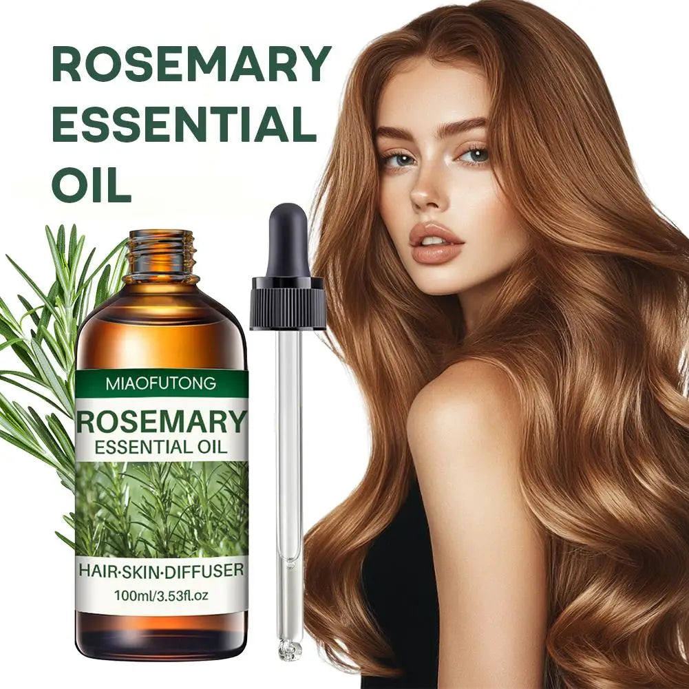 Rosemary Oil for Hair Growth,Rosemary Hair Growth Oil,Hair Strengthening Serum for Dry Damaged Hair Loss Treatment &...