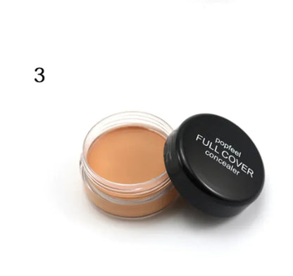 Popfeel Full Cover Concealer Hide Blemish Creamy MakeUp Face Lip Eye Foundation Makeup Contouring Corrector Make Up |...