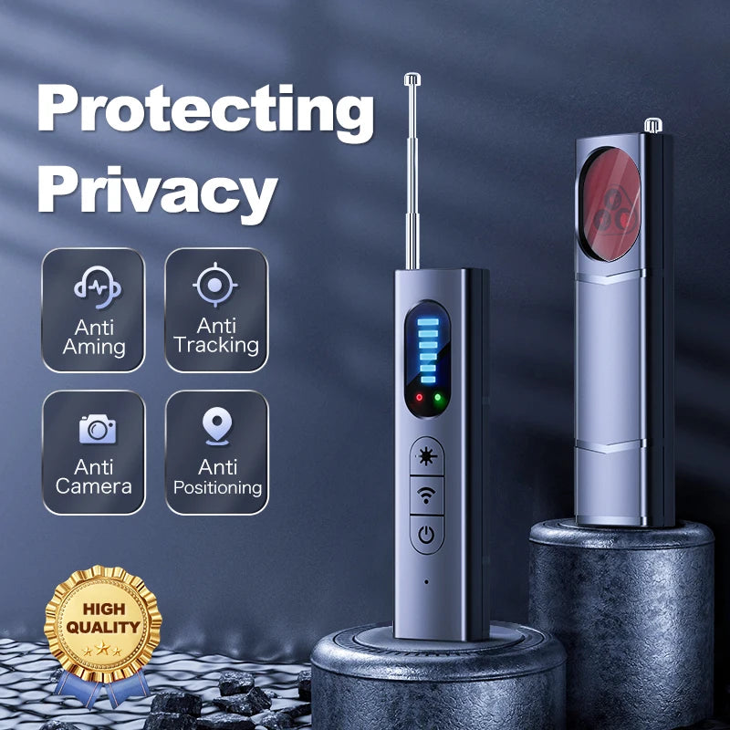 Hidden Camera Detector Anti-Spy Car GPS Tracker Listening Device Bug RF Wireless All Signal Scanner Gadget Security...