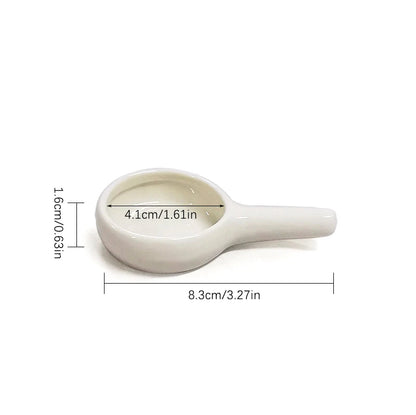 1PC Ceramic Candle Holder Wax Melt Oil Burner Diffuser Fragrance Tray Aromatherapy Furnace Candlestick Home Decoration