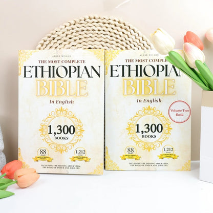 (Two-Pack) THE COMPLETE ETHIOPIAN BIBLE in English 88 Scriptures: including Missing Apocrypha, Book of Enoch, Jubilees.