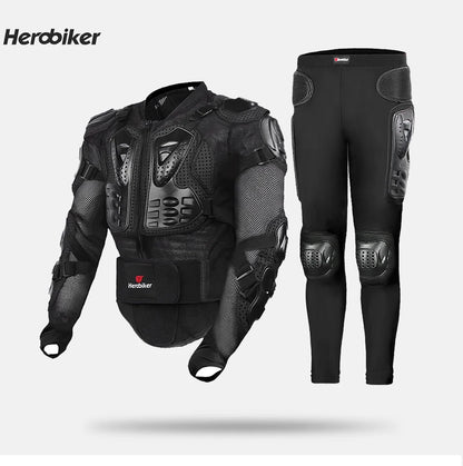 5XL Motorcycle Jackets Men's Full Body Armor Protection Jackets Motocross Enduro Racing Moto Protective Equipment Clothes