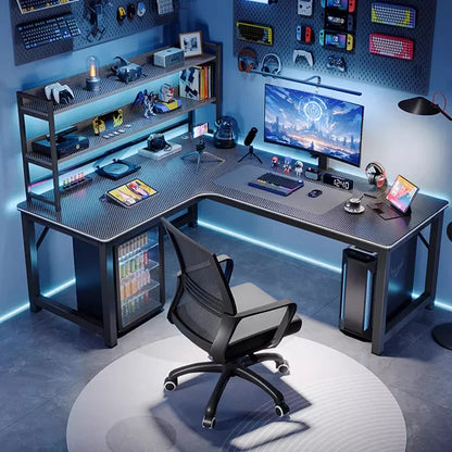 Study Storage Computer Desks Gaming Reading Pc Ergonomic Table Keyboard Notebook Accessories Mesas De Computador Home Furniture - Kimlud