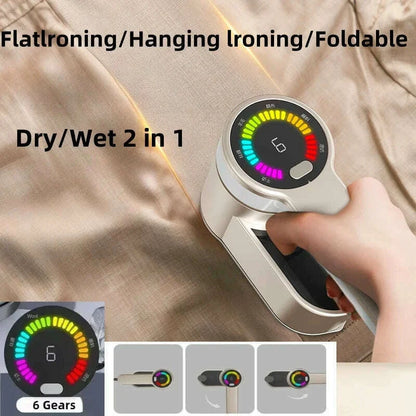 New Intelligent Steam Ironing Machine Portable Travel Steamers for Clothes LCD Diplay Screenc Mini Handheld Garment Iron Steamer