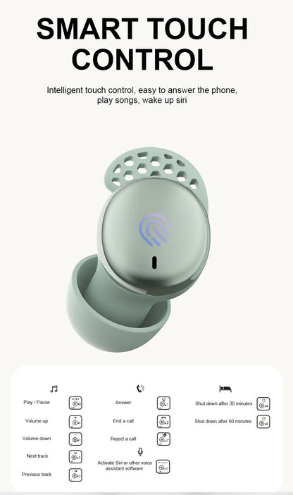 Wireless Earphone Sleep Earbuds for Side Sleepers Wireless Earbuds Comfortable Noise Blocking Music Sleep Dual Mode |...