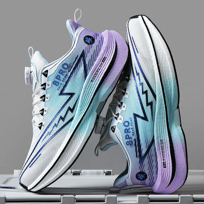 Athletic Running Shoes Men Professional Carbon Board Marathon Sports Breathable Lightweight Women Comfortable Casual Sneakers