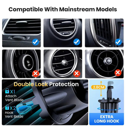 TOPK Car Phone Holder Mount for Car Air Vent Universal Hands Free Automobile Cell Phone Holder Fit for iPhone Smartphone...