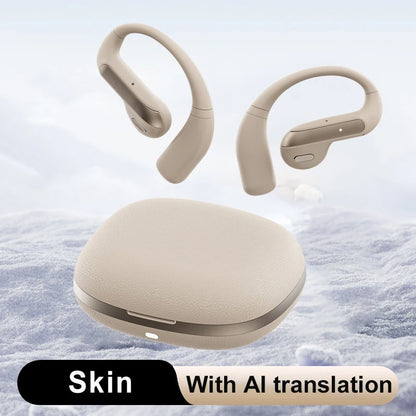 Smart AI Translation Headset True Wireless Sports Long-lasting Bluetooth Headset Stereo Sound Semi-in-ear Air Conduction...