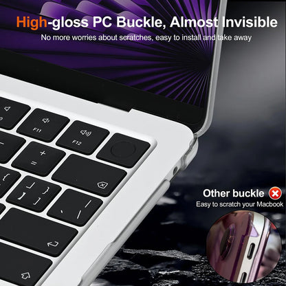 For 2026 M5 MacBook Air 13In Air 15In Case M5 M3 M2 2026-2022 A3241 A3240 MacBook Pro 14In Pro 16In M5 Pro/Max 2026 Case Cover - Kimlud