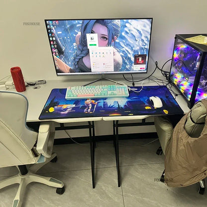 Modern Double Computer Desks Home Desktop E-sports Gaming Table Bedroom Simple Desk Student Study Tables Office Furniture EE Z - Kimlud