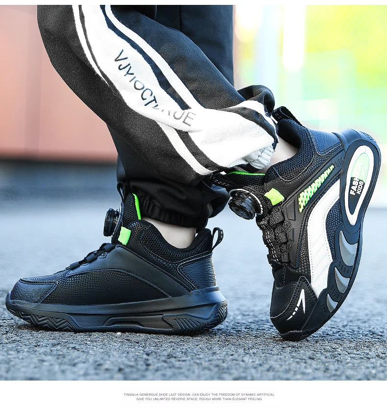 New Arrival Children Shoes Girls Boys Fashion Sneakers Comfortable Kids Sports Shoes Breathable Casual Leather Outdoor...