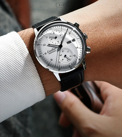 Mens Fashion Mechanical Watches Business Automatic Wristwatch Stainless Steel Luminous Designer Clock Reojes De Hombre...