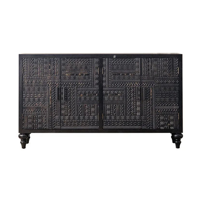 Open Buffet Solid Wood Sideboards Living Room Dresser Closets Luxury Display Cabinet Entrance Credenza Dining Room...