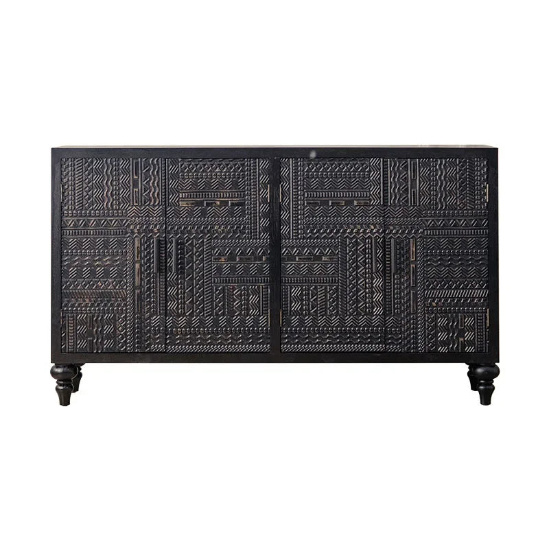Open Buffet Solid Wood Sideboards Living Room Dresser Closets Luxury Display Cabinet Entrance Credenza Dining Room...