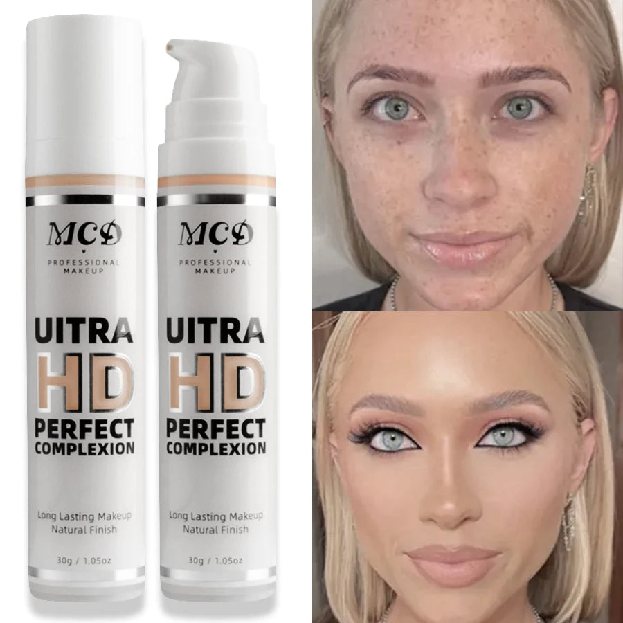 9 Shade Full Coverage Concealer Liquid Foundation makeup high coverage Base makeup cushion Foundation cream Natural...