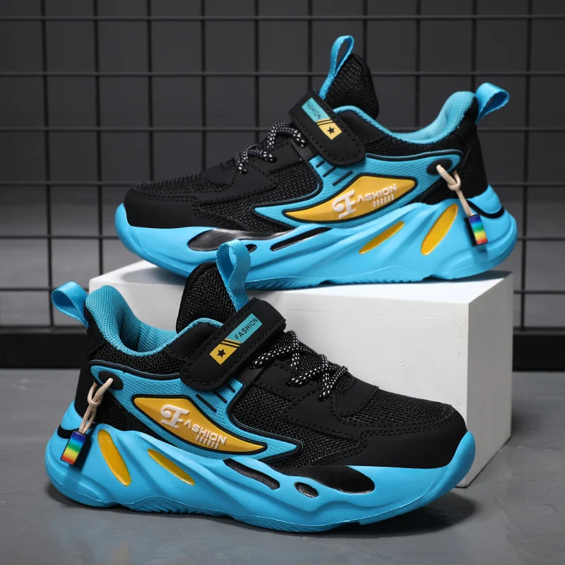 Children Boys Mesh Sports Running Shoes Breathable Non-slip For Girls Casual Running Walking Kid's Sneakers - Kimlud