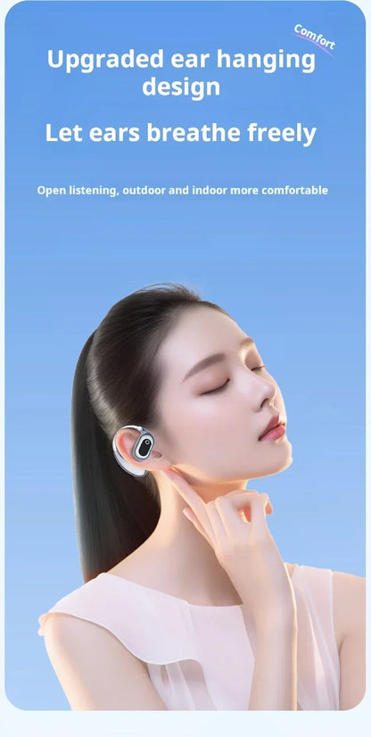 Origin Bluetooth Wireless Earphones AI Real Time Translation Earbuds for Xiaomi OWS Ear Hook Headset HD Call Music Headphone - Kimlud