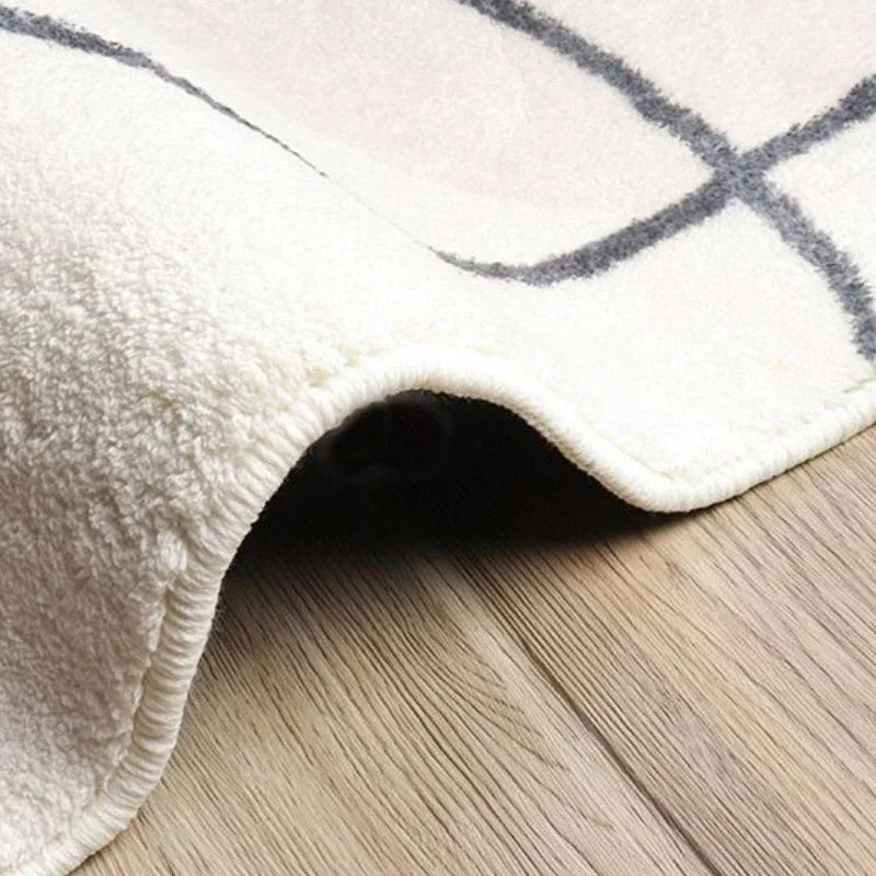 Creative Design Living Room Decoration Carpet Irregular Rainbow Rugs for Bedroom Fluffy Soft Dopamine Plush Rug Home Thick Mat