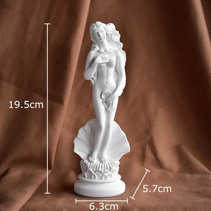 Mythological Figures Venus Goddess Statue Desk Decoration Ornaments Creative Characters Resin Sculpture Room Aesthetic Decor - Kimlud