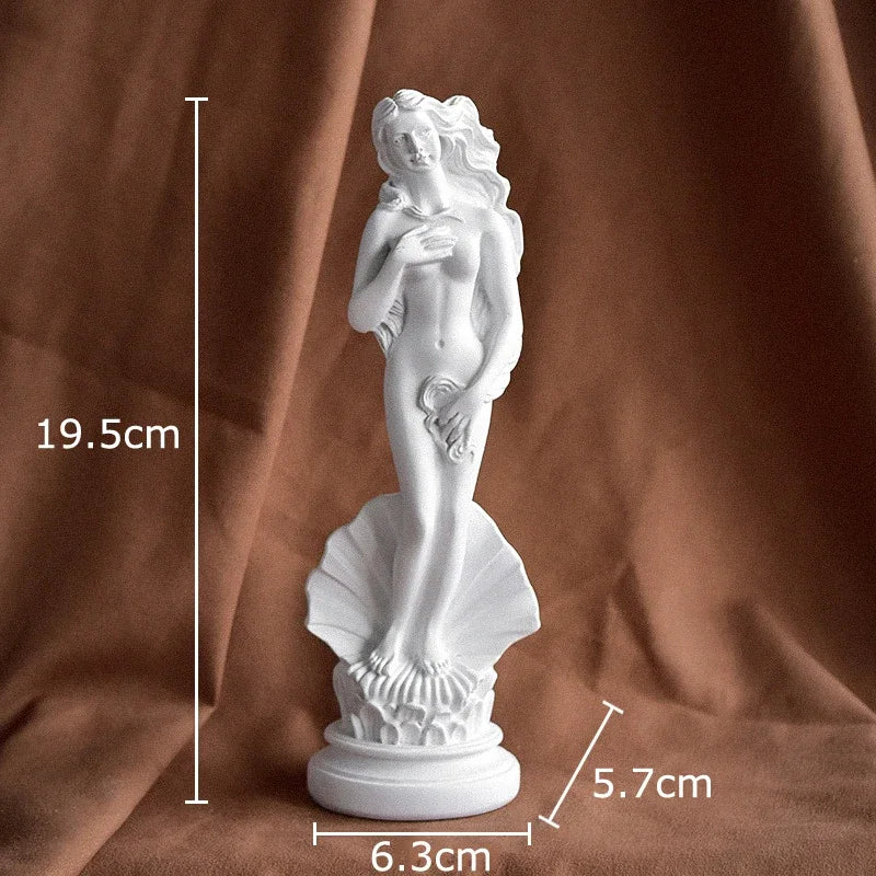 Mythological Figures Venus Goddess Statue Desk Decoration Ornaments Creative Characters Resin Sculpture Room Aesthetic Decor - Kimlud