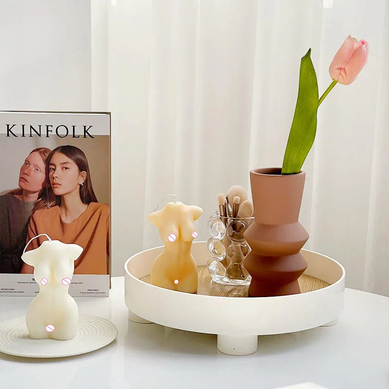 Sexy human silicone Mold DIY Aromatherapy candle Handmade soap silicone mold