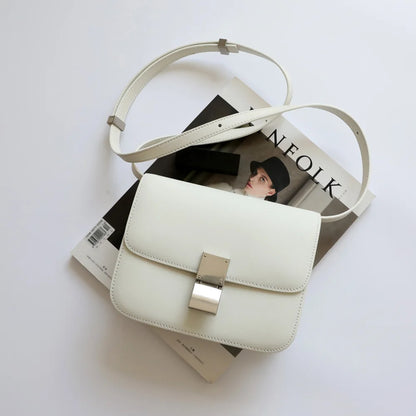 UBELLIN Large Women Handbag Bag Single Flap Lock Fashion Interior Compartment Solid Luxury Shoulder Bags Handbags 2024 - Kimlud