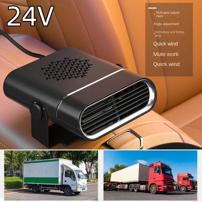 2 IN 1 Car Cooling & Heater Fan 12V 150W 24V 150W Auto Windshield Anti-Fog Electric Heating Dryer Defogging Demister Defroster