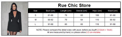 Solid Waist Cinching Blazer Dress Women Chic Long Sleeves Lapel V-neck Double Breasted Slim Short Dresses Lady Daily Street Gown