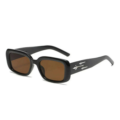 Retro Y2K Style Small Square Sunglasses Women kitten Eye Sunglasses Fashion Colorful Mirror Goggles Men Punk Sports Suns Glasses